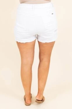 Good Times And Tan Lines Shorts, White 12 Good Times And Tan Lines Shorts, White -Chic Soul Store GoodTimesAndTanLinesShorts White