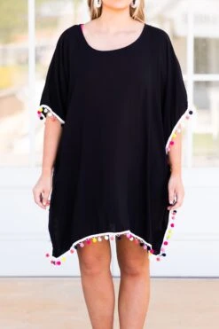 Good Times In The Sun Coverup, Black -Chic Soul Store GoodTimesInTheSunCoverup Black 2