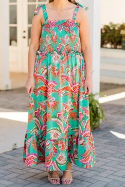 Good To Be Back Dress, Turquoise 14 Good To Be Back Dress, Turquoise -Chic Soul Store GoodToBeBackDress Turquoise 2