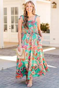 Good To Be Back Dress, Turquoise 11 Good To Be Back Dress, Turquoise -Chic Soul Store GoodToBeBackDress Turquoise 5