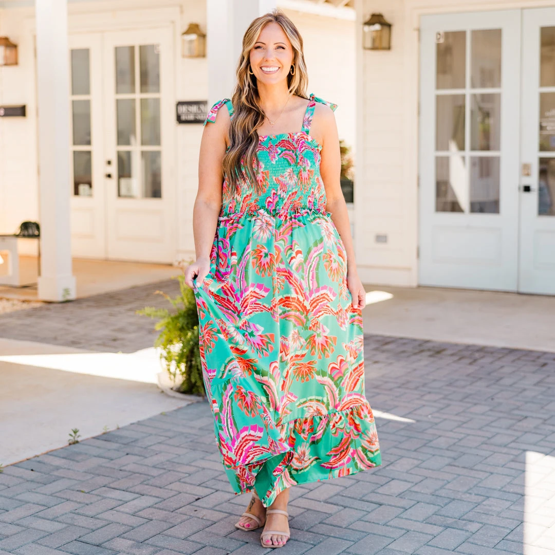 Good To Be Back Dress, Turquoise 3 Good To Be Back Dress, Turquoise