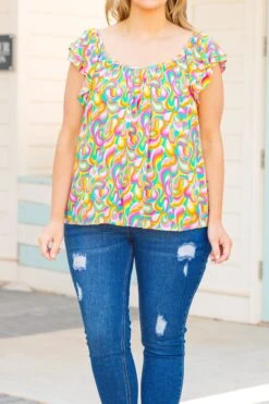 Got The Groove Top, Multi -Chic Soul Store GotTheGrooveTop Multi 11