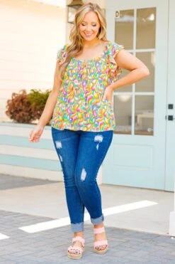 Got The Groove Top, Multi -Chic Soul Store GotTheGrooveTop Multi 17