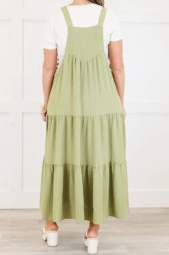 Got To Dance Dress, Sage Green -Chic Soul Store GotToDanceDress Sage 2