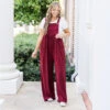 Got To Laugh Jumpsuit, Wine 2 Got To Laugh Jumpsuit, Wine -Chic Soul Store GotToLaughJumpsuit Wine 6