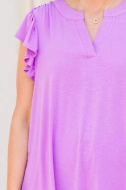 Grace Bay Top, Lavender 18 Grace Bay Top, Lavender -Chic Soul Store GraceBayTop Lavender 3