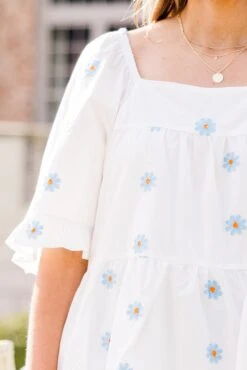 Grateful To Be Here Top, Blue -Chic Soul Store GratefulToBeHereTop Blue 3