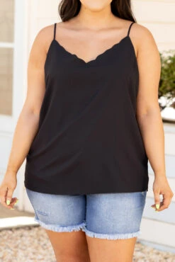 Great Ideas Top, Black -Chic Soul Store GreatIdeasTop Black 0403