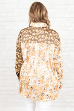 Grow Freely Top, Cream -Chic Soul Store GrowFreelyTop Cream 0053