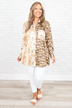 Grow Freely Top, Cream -Chic Soul Store GrowFreelyTop Cream 0056