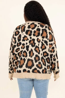 Growl Power Sweater, Leopard 12 Growl Power Sweater, Leopard -Chic Soul Store GrowlPowerSweater Leopard 1437