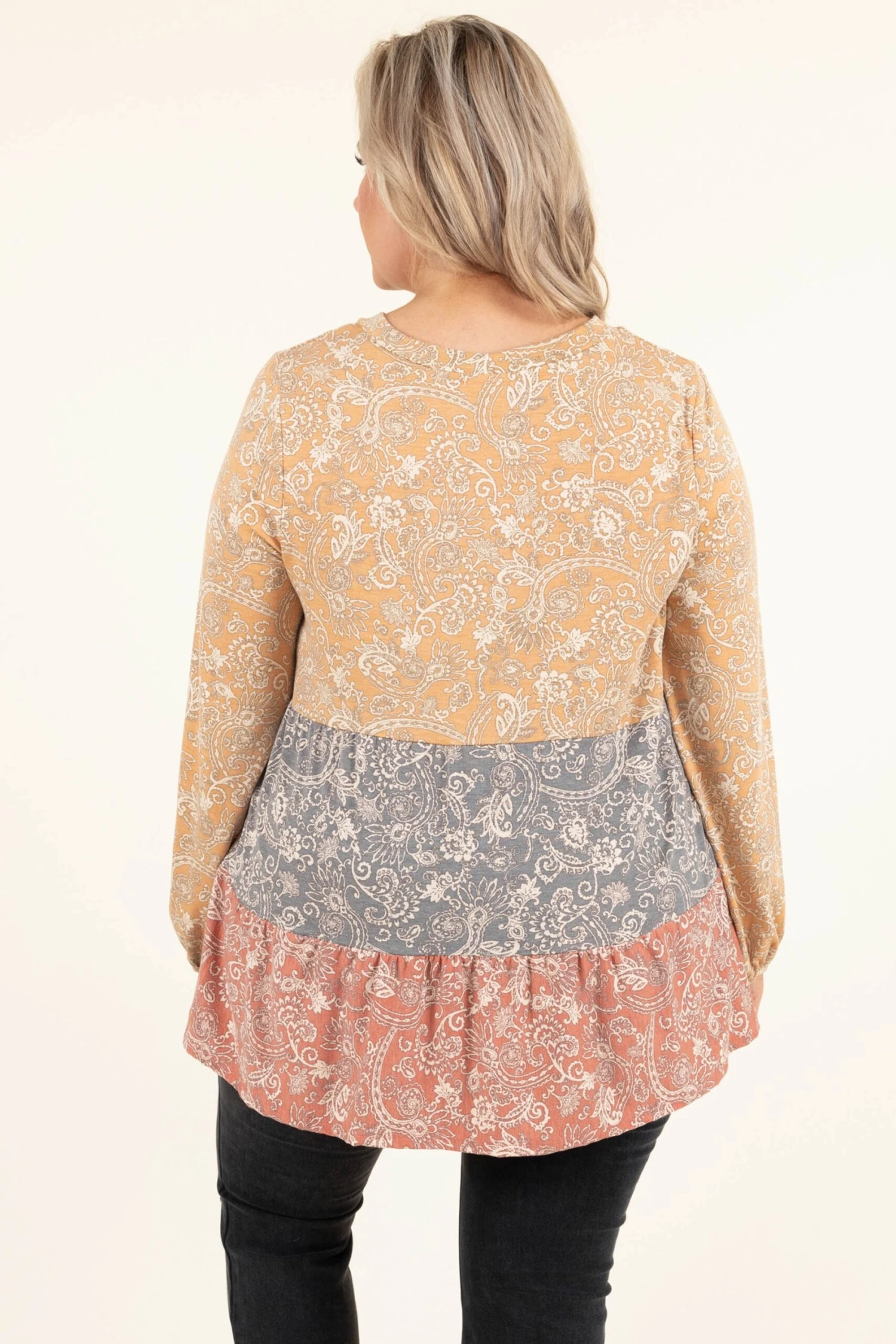 Half Of My Heart Tunic, Mustard 7 Half Of My Heart Tunic, Mustard - Image 5