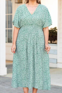 Hands To Yourself Dress, Green -Chic Soul Store HandsToYourselfDress Green 9970