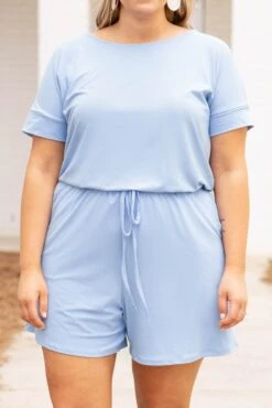 Happiness Blooms Romper, Spring Blue 11 Happiness Blooms Romper, Spring Blue -Chic Soul Store HappinessBloomsRomper SpringBlue 2