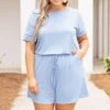 Happiness Blooms Romper, Spring Blue -Chic Soul Store HappinessBloomsRomper SpringBlue 3