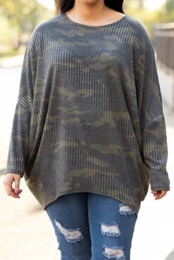 Happy All The Time Top, Army 11 Happy All The Time Top, Army -Chic Soul Store HappyAllTheTimeTop Army 0925