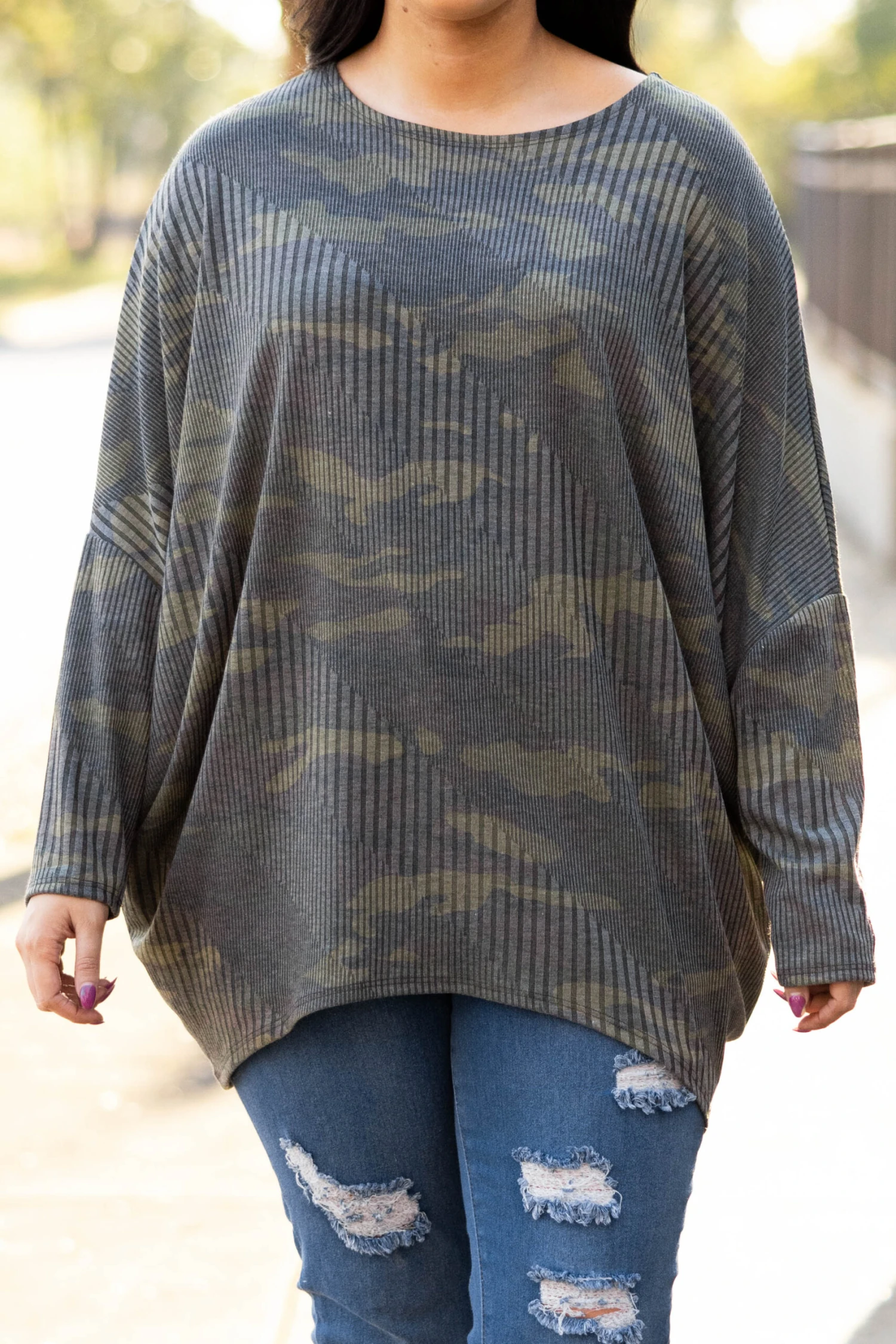 Happy All The Time Top, Army 6 Happy All The Time Top, Army - Image 4