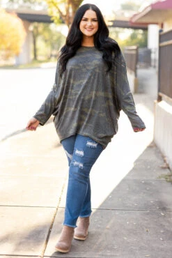 Happy All The Time Top, Army 9 Happy All The Time Top, Army -Chic Soul Store HappyAllTheTimeTop Army 0927