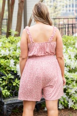 Happy Sunday Romper, Mauve 12 Happy Sunday Romper, Mauve -Chic Soul Store HappySundayRomper Mauve 1094