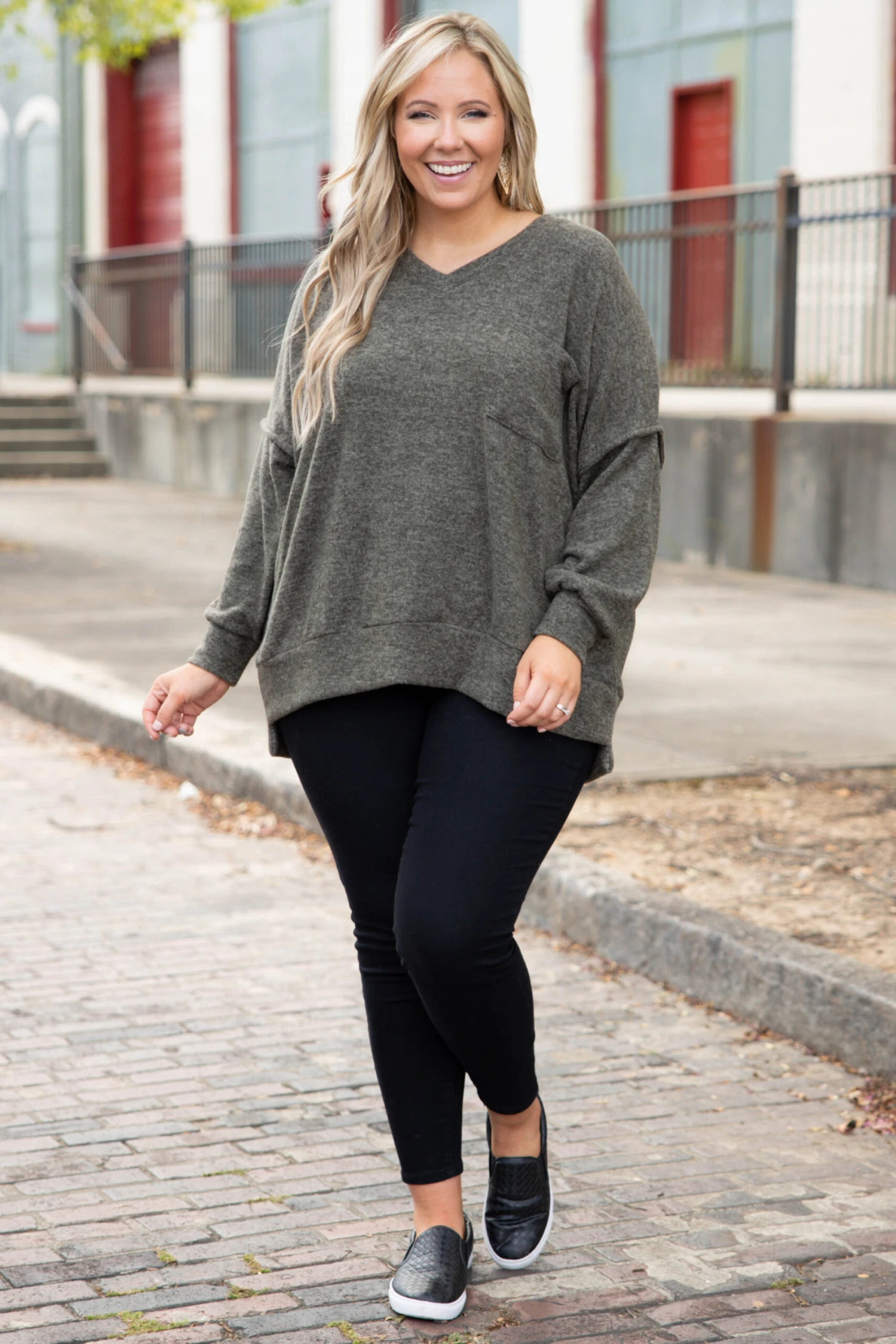 Have It All Night Sweater, Dark Olive 5 Have It All Night Sweater, Dark Olive - Image 3