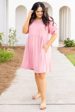 Have To Be Yours Dress, Rose -Chic Soul Store HaveToBeYoursDress Rose 5