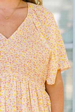 Headed To The Market Dress, Pink -Chic Soul Store HeadedToTheMarketDress Pink 4