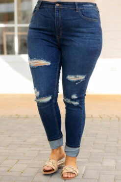 Loving Every Second Jeans, Dark Wash -Chic Soul Store HeardARumorJeans DarkWash 0381