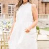 Heart Of Gold Dress, White