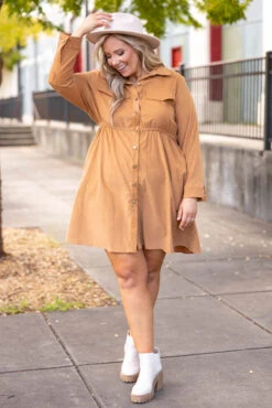 Heart Sparkles Dress, Camel 10 Heart Sparkles Dress, Camel -Chic Soul Store HeartSparklesDress Camel 4