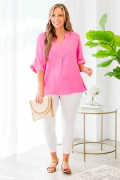 Hello Lover Top, Pink -Chic Soul Store HelloLoverTop Pink 5