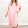 Here We Go Again Dress, Pink 2 Here We Go Again Dress, Pink -Chic Soul Store HereWeGoAgainDress Pink 0244