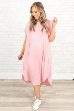 Here We Go Again Dress, Pink 10 Here We Go Again Dress, Pink -Chic Soul Store HereWeGoAgainDress Pink 0246