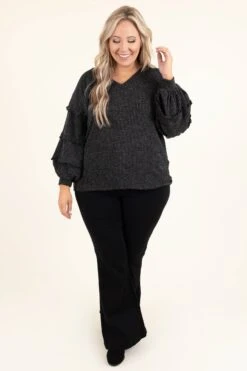 Here's To You Sweater, Black -Chic Soul Store Here sToYouSweater Black 9612