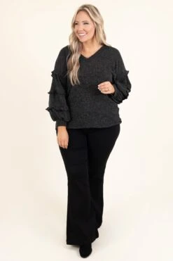 Here's To You Sweater, Black -Chic Soul Store Here sToYouSweater Black 9613