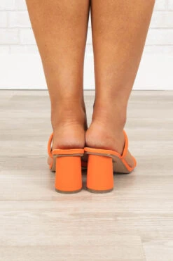 Hey Girlie Heels, Orange 12 Hey Girlie Heels, Orange -Chic Soul Store HeyGirlieHeels Orange 0047
