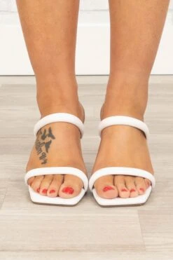 Hey Girlie Heels, White -Chic Soul Store HeyGirlieHeels White 0067