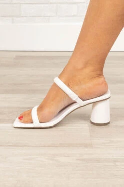 Hey Girlie Heels, White -Chic Soul Store HeyGirlieHeels White 0068