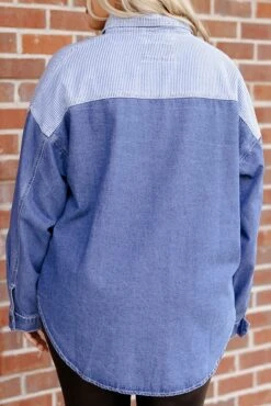 High Score Jacket, Medium Wash -Chic Soul Store HighScoreJacket MediumWash 5