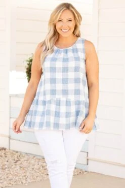 High Standards Top, Blue