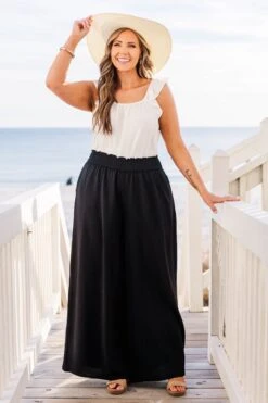 Hit The Road Pants, Black 11 Hit The Road Pants, Black -Chic Soul Store HitTheRoadPants Black 4