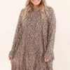 Hold On A Little Longer Dress, Taupe -Chic Soul Store HoldOnALittleLongerDress Taupe 3