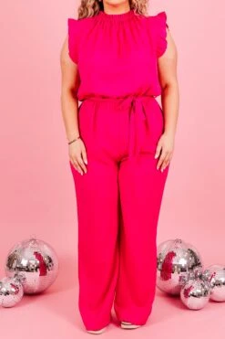 Hold Your Crown High Jumpsuit, Fuchsia -Chic Soul Store HoldYourCrownHigh Fuchsia 2 cd22abd1 4890 4c61 8a45 75b6e8ca387b