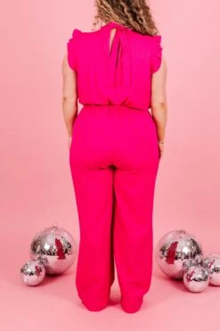 Hold Your Crown High Jumpsuit, Fuchsia -Chic Soul Store HoldYourCrownHigh Fuchsia 9da0a1db 4959 48fe 92a7 891f537ee1c2