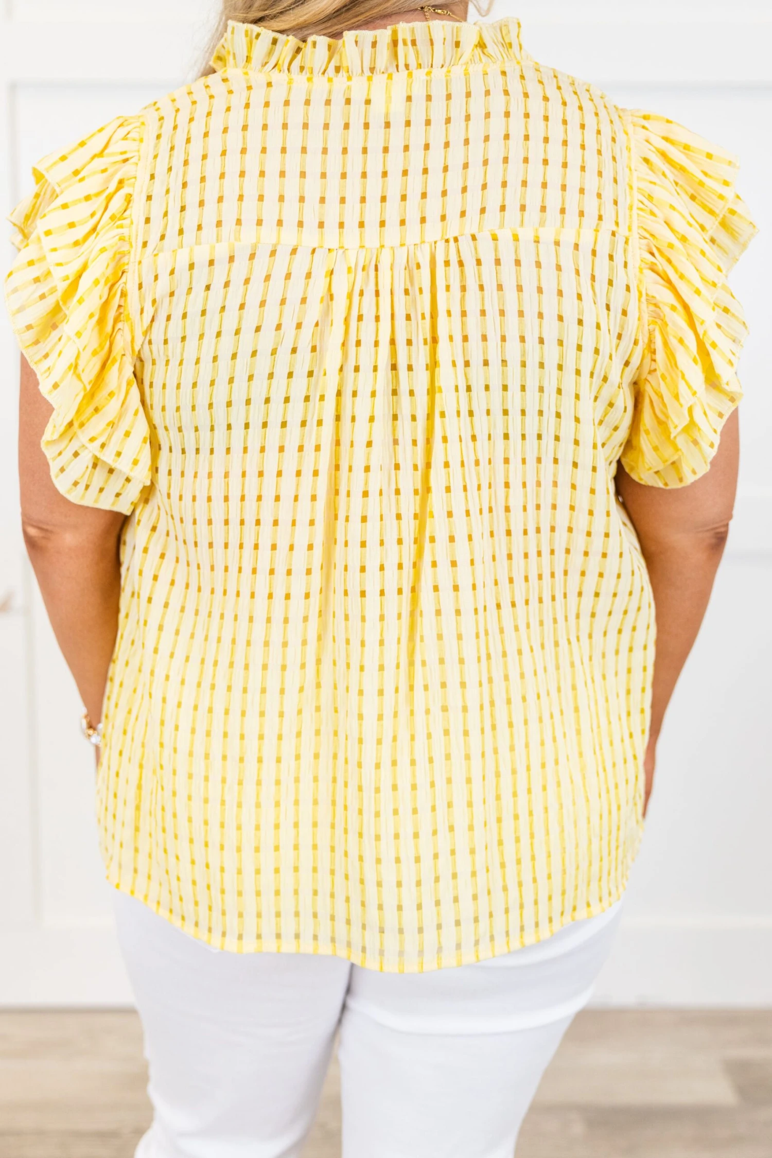 Home Is Here Top, Yellow 8 Home Is Here Top, Yellow - Image 6