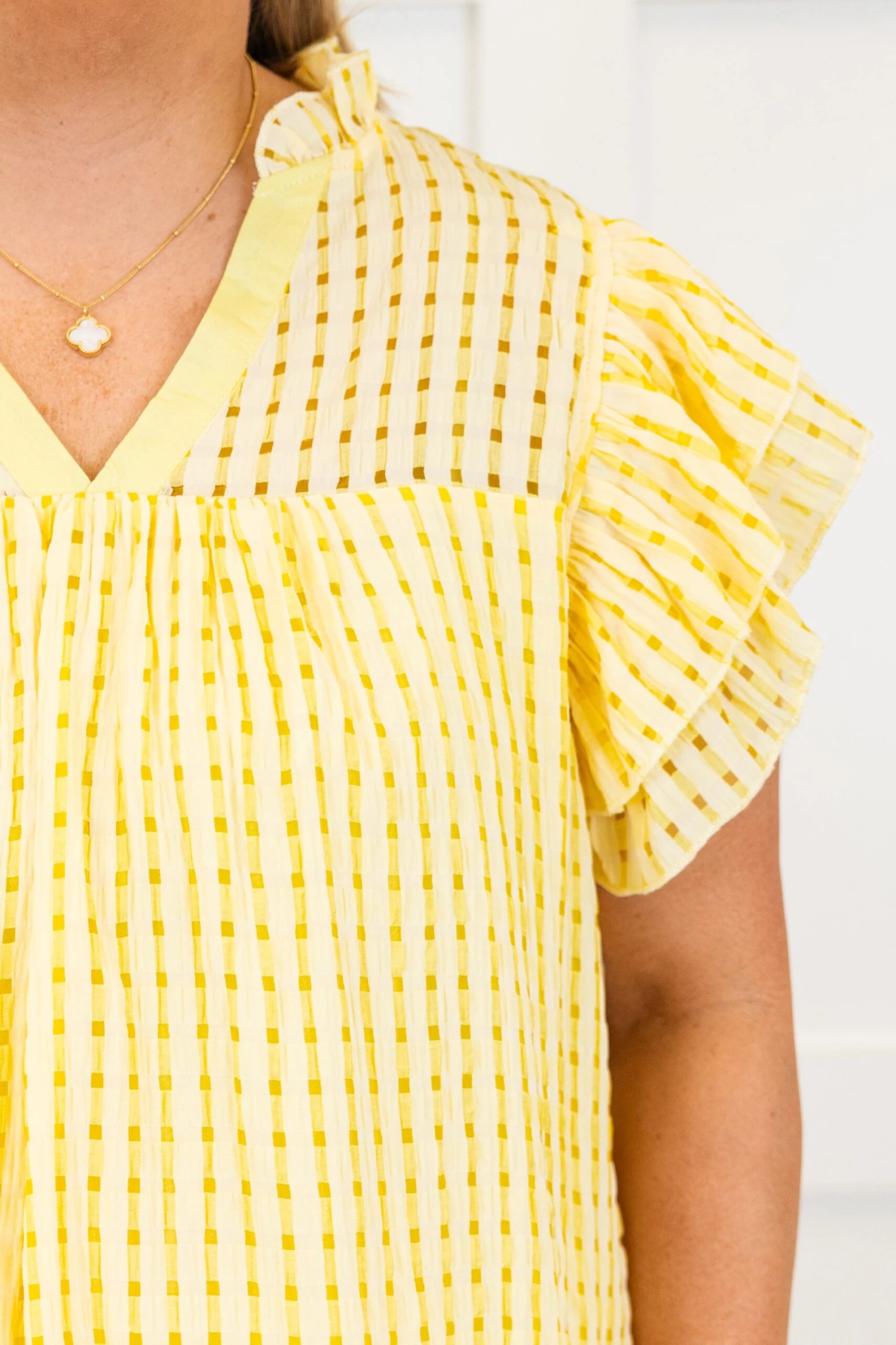 Home Is Here Top, Yellow 6 Home Is Here Top, Yellow - Image 4