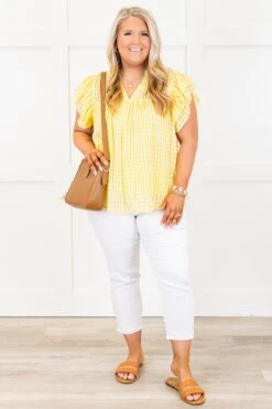 Home Is Here Top, Yellow 11 Home Is Here Top, Yellow -Chic Soul Store HomeIsHereTop Yellow 5