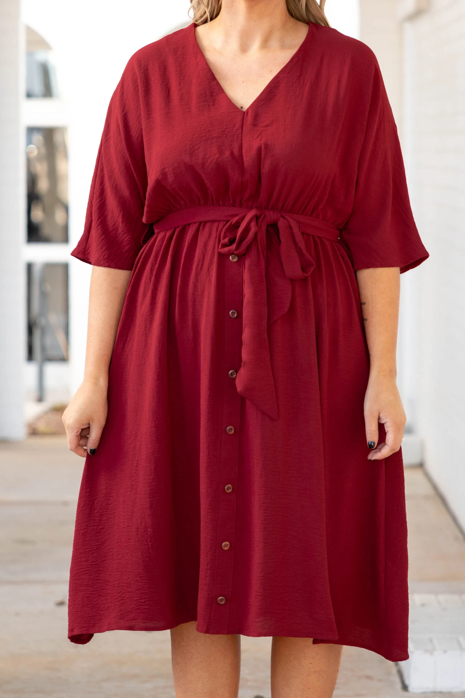Hopelessly Yours Dress, Burgundy 6 Hopelessly Yours Dress, Burgundy - Image 4