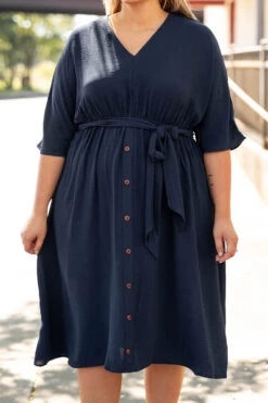 Hopelessly Yours Dress, Navy -Chic Soul Store HopelesslyYoursDress Navy 0143
