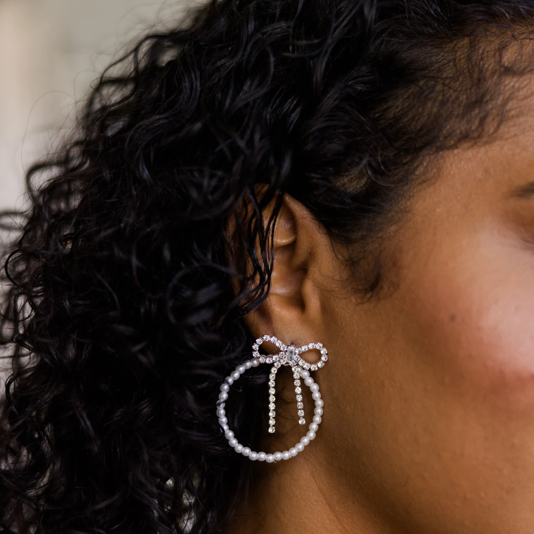 How Cavalier Earrings, Silver 6 How Cavalier Earrings, Silver - Image 4