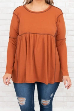 How The Story Goes Top, Cinnamon -Chic Soul Store HowTheStoryGoesTop Cinnamon 8592